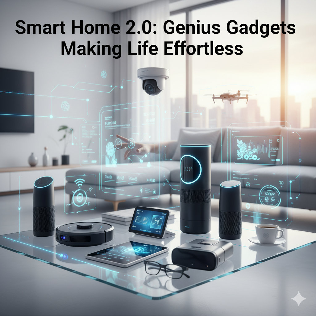 Smart Home 2.0: Genius Gadgets Making Life Effortless Smart Home 2.0 Genius Gadgets Making Life Effortless .